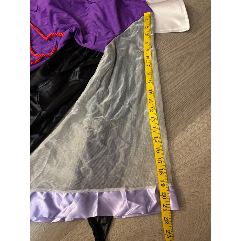 Leg Avenue Deadly Dark Queen Costume 4pc Set Purple Dress Cape Crown 85633 M/L - Picture 14 of 14